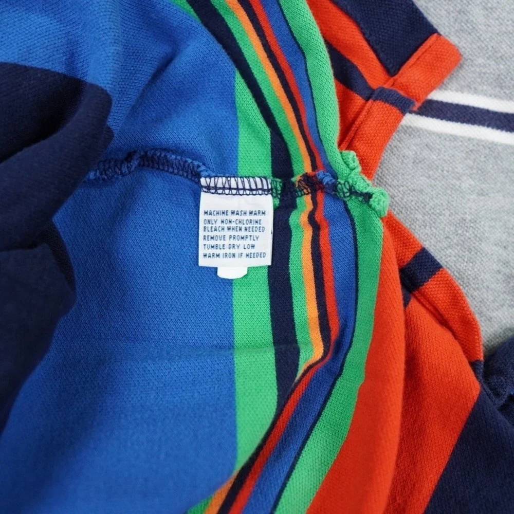 VTG Polo Ralph Lauren Polo Shirt Men Extra Large Stripe ClassicFit Pony Lot of 3